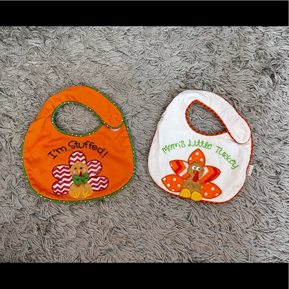 Thanksgiving Bibs (2) - Picture 1 of 5